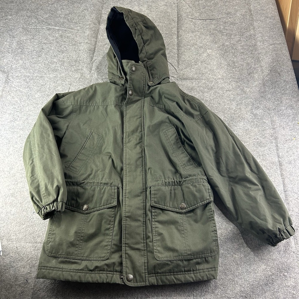 Pacific Trail Jacket Womens Medium Utility Barn Coat Parka Green Vintage